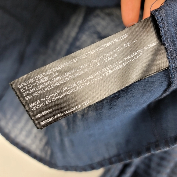 The Fifth Label blue round neck long sleeve blouse size small - Picture 3 of 6